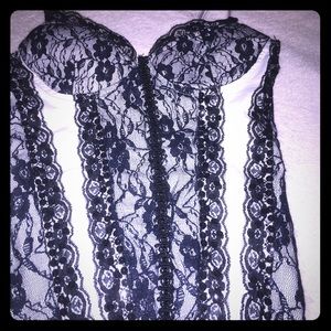 Venus lace corset top